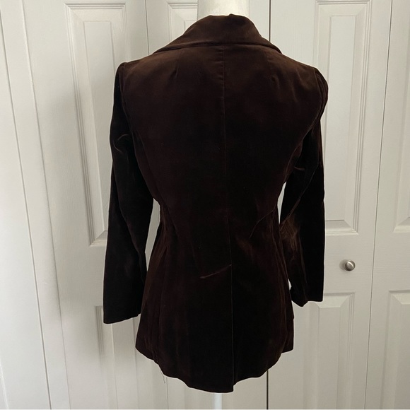 F.A. Chatta Ltd. | Vintage Brown Velvet Blazer - Picture 2 of 6
